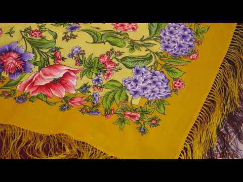 Видео: Павловопосадские платки: чудесная классика и редкое рококо...