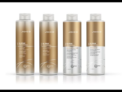 Видео: 4-шаговая салонная реконструирующая система JOICO для волос
