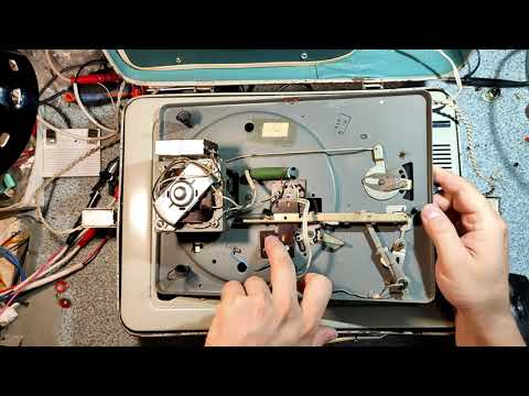 Видео: Юность-301 Электрофон, проигрыватель, патефон) Еще раз о профилактике.