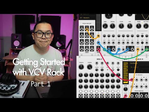 Видео: Начало работы с VCV Rack, часть 1: ИЗУЧЕНИЕ ОСНОВ (с файлом для скачивания)
