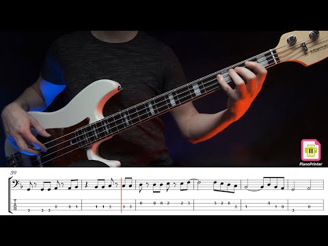Видео: Ария - Встань, страх преодолей Bass Cover | Табы & Ноты