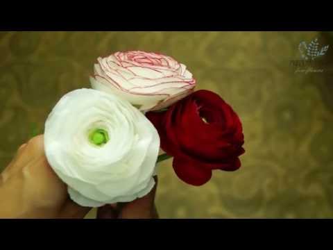 Видео: Флористический рукав (резиновые стебли)
