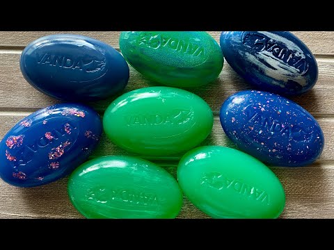 Видео: Cutting dry soap Vanda | Резка сухого мыла VANDA  |ASMR SOAP|