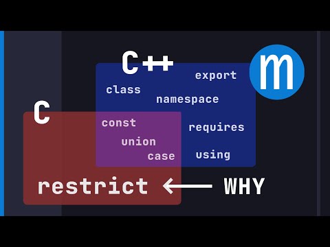 Видео: ЕДИНСТВЕННОЕ ключевое слово C, не имеющее эквивалента в C++