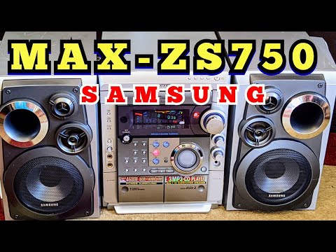 Видео: Муз.Центр Samsung MAX-ZS750 Test AUX1