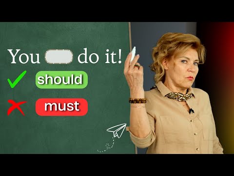Видео: «Я должен или мне советуют?» | Must vs Should | Английский с нуля до уровня  A1.Урок 45