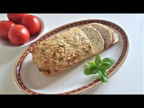 Видео: Мясной хлеб из куриного фарша.
