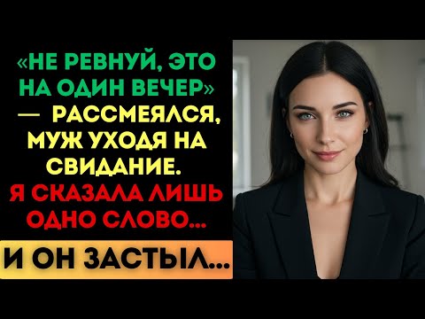 Видео: «Это на один вечер, не ревнуй», — смеялся муж. Я сказала одно слово, и он застыл...