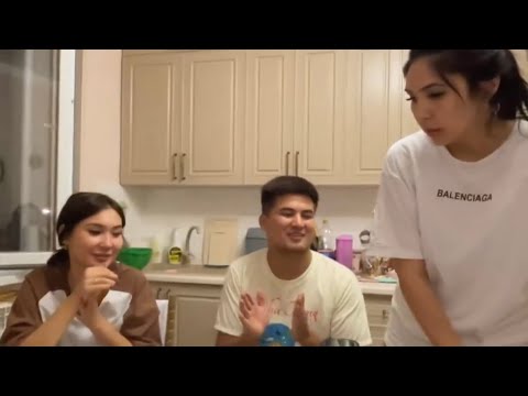 Видео: Аружан&Арген&Бота&Мариям  в гостях у девушки Нурлана Назыгуль🍀