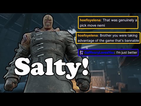 Видео: Выжившие из SALTY хотят, чтобы моего НЕМЕЗИСА ЗАПРЕТИЛИ! | Dead by Daylight