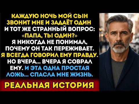 Видео: Мой сын звонит мне каждую ночь, чтобы спросить, один ли я. Вчера я соврал… и это спасло мне жизнь.
