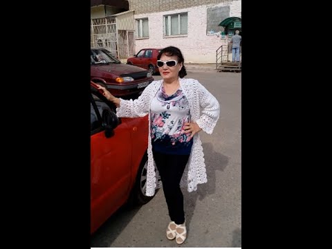 Видео: Длинный жакет из модного журнала. Урок 3 из 6-ти). Вяжем образец бордюра.