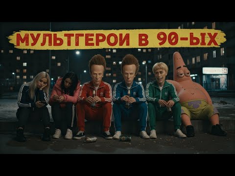 Видео: Мультгерои в 90-ых 