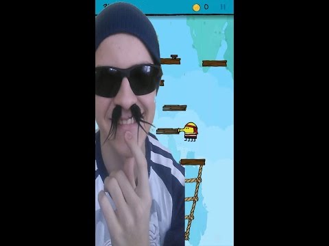 Видео: Doodle Jump. Фёдор смотрит. Зелёный слоник!