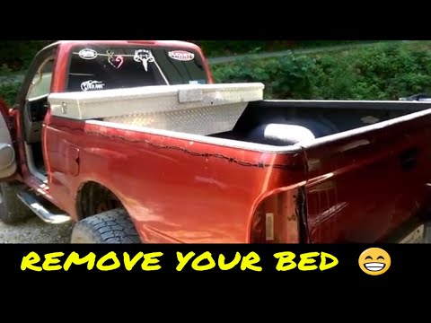 Видео: Как снять кузов грузовика Toyota Tacoma