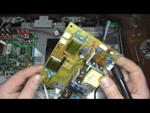 Видео: Телевизор  SUPRA STV-LC2210W  ремонт блока питания