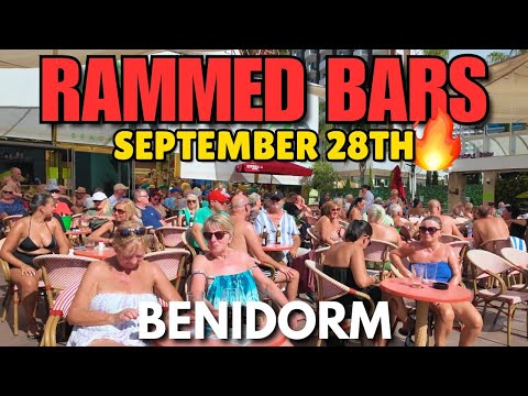 Видео: Бенидорм — пабы и бары просто забиты! 🍺🇬🇧 Британцы вернулись!