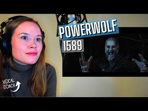 Видео: Впечатлён могучим Powerwolf! Реакционный анализ финского вокала: POWERWOLF - 1589 (CC)