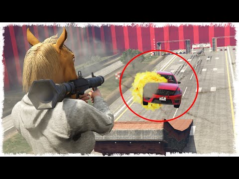 Видео: 1 СЕКУНДА НА ВЫСТРЕЛ!!! РПГ vs МАШИНА В GTA ONLINE!!!