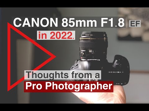 Видео: Обзор объектива Canon 85mm F1.8 EF в 2022 году. Мнение профессионального фотографа после 17 лет и...