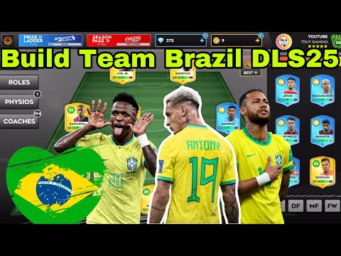 Видео: Сборка команды Brazil Trong DLS25🤩
