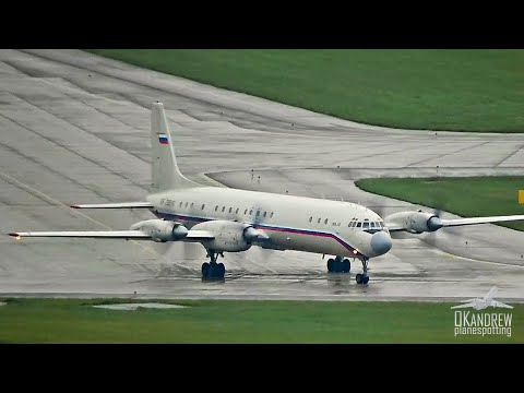 Видео: Ил-18 Дедушка коптит на взлете. Зато наслаждение звуком и красотой. Ламповый самолёт.