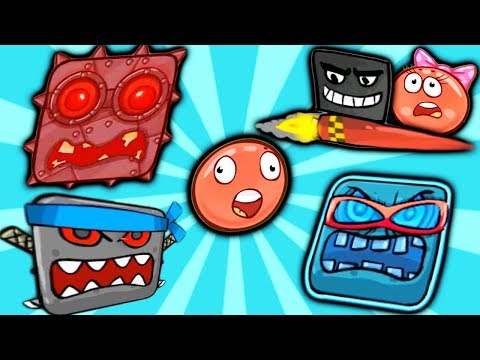 Видео: RED BALL 4 Самое Полное Прохождение игры КРАСНЫЙ ШАРИК 4 все серии подряд детское видео #ФГТВ