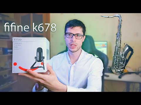 Видео: FIFINE K678 usb микрофон с aliexpress