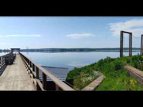 Видео: Пляж "Остров" в Воткинске, Удмуртия. The Island beach in Votkinsk, Udmurtia.