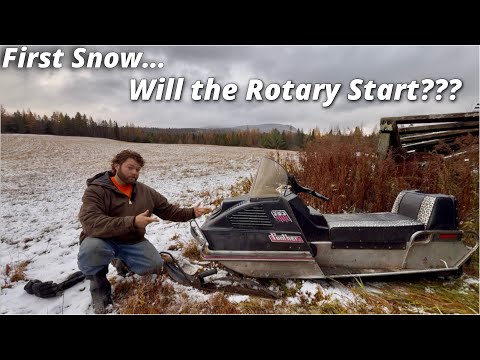 Видео: Как заведутся эти 50-летние роторные сани после простоя без подготовки к зиме...