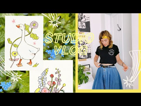 Видео: АПРЕЛЬ + МАЙ СТУДИЙНЫЙ ВЛОГ ✦ ПЕЧАТЬ, СОЗДАНИЕ ИСКУССТВ, ОТДЫХ И ОБЩЕНИЕ