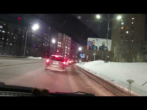 Видео: Североморск)) Вечерняя прогулка в больницу😉