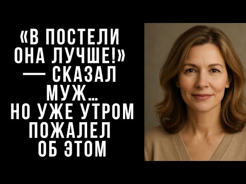 Видео: «В постели она лучше!» — сказал муж… Но уже утром пожалел об этом
