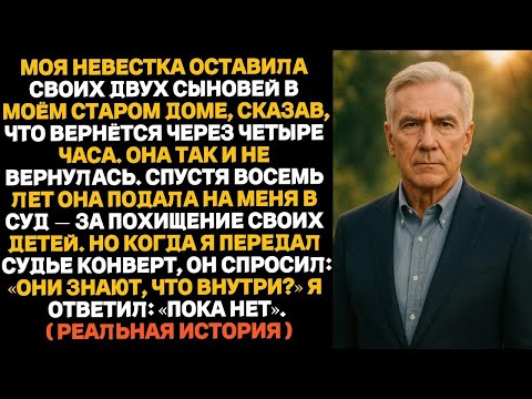 Видео: Невестка оставила у меня внуков и исчезла  А восемь лет спустя… обвинила меня в похищении!