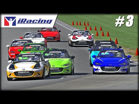 Видео: Невероятно напряженная гонка на Mazda MX5 Cup в iRacing в VR Oculus Rift.