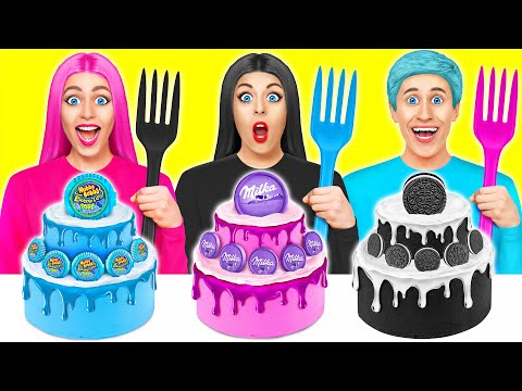 Видео: 24 часа едим еду одного цвета Челлендж #2 от Multi DO Challenge