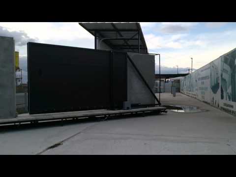 Видео: Гаражни врати Техноматика Плъзгащ мотор Експеримент