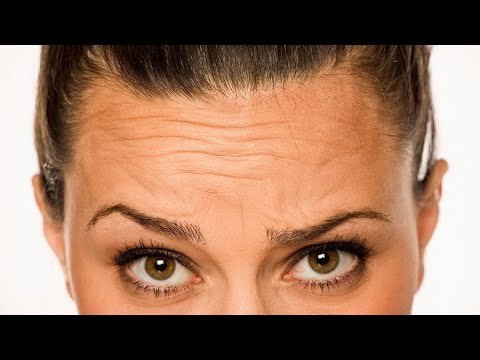Видео: #1. Морщины на лбу. Упражнения от морщин на лбу и опущенного верхнего века.