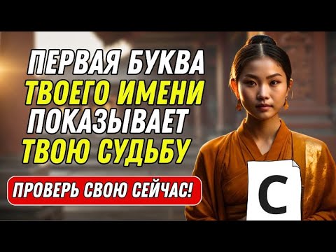 Видео: Что означает ПЕРВАЯ буква твоего имени – ТЫ УДИВИШЬСЯ | Буддийские учения