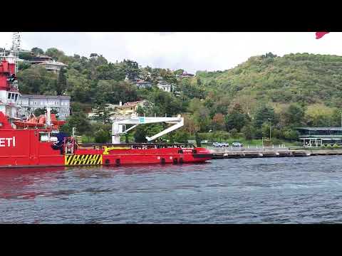 Видео: 14.10.25г г Стамбул продолжение видео 4к Босфор на Корабле 4 часть 