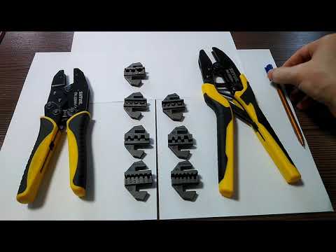 Видео: Пресс клещи со сменными матрицами shtok ПК-22БМ+ и ПК-25БМ+