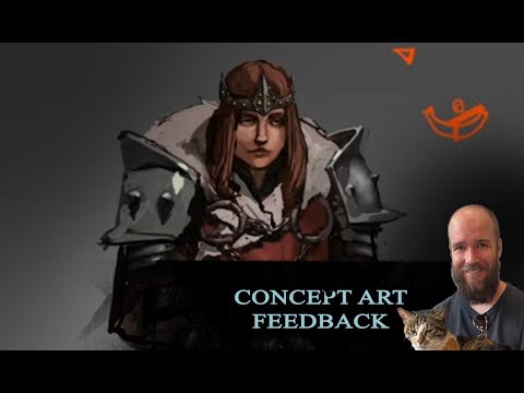 Видео: Concept Art Feedback #11 - разбор работы, ошибки и советы