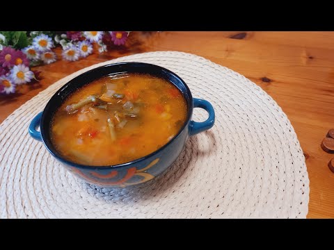 Видео: 158/ Вкусна чорба от аспержов боб /зелен боб/ и зеленчуци