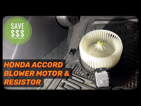 Видео: Honda Accord: как заменить электродвигатель вентилятора кондиционера и резистор/модуль (2014–2017)