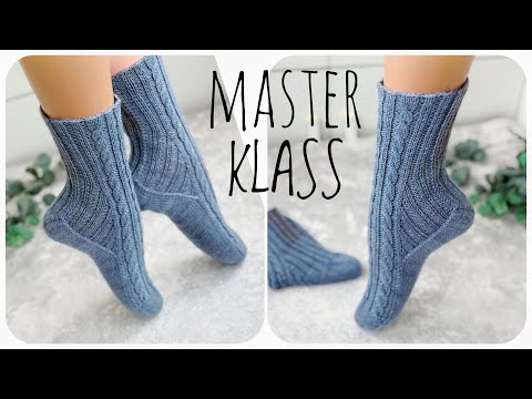 Видео: ОЧЕНЬ УДОБНЫЕ НОСКИ Носки на двух спицах БЕЗ ШВА Мастер класс для начинающих knitting socks