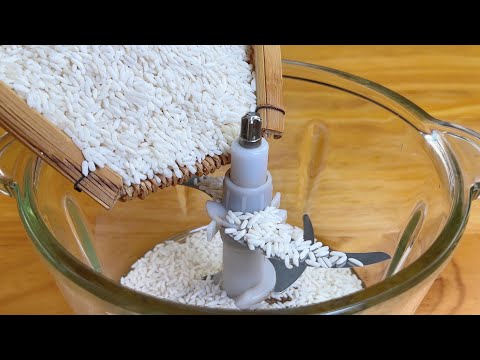 Видео: Налейте клейкий рис в мясорубку,Пятидесятилетняя няня научила меня тому,