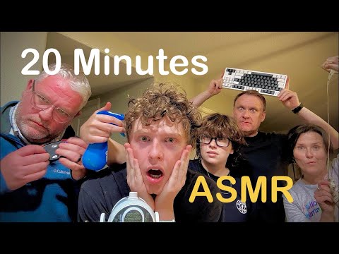 Видео: Моя семья впервые пробует АСМР!