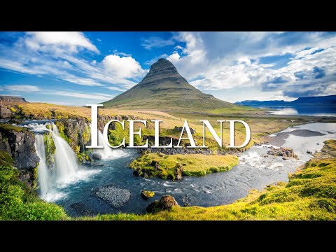 Видео: Исландия 4K - пейзажная релаксация с красивой расслабляющей музыкой для снятия стресса