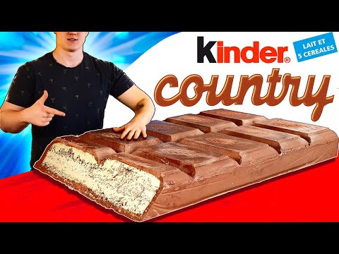 Видео: МЫ ПРИГОТОВИЛИ ОГРОМНЫЙ KINDER COUNTRY ВЕСОМ 85 КИЛОГРАММ