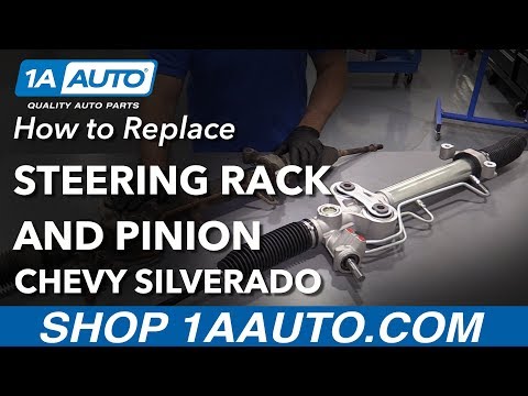 Видео: Как заменить рулевую рейку и шестерню в сборе на Chevrolet Silverado 07-13